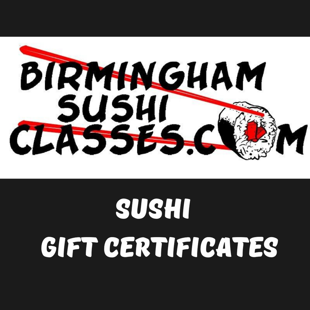 **Sushi Gift Certificates