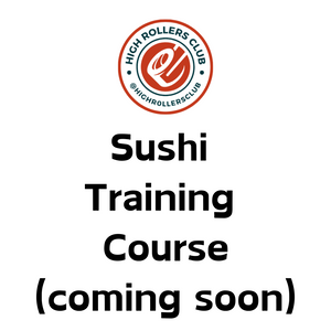 Online Sushi Class w/extensive, continual training COMING SOON