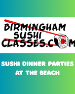 4) Sushi Dinner Party @ The Beach 🍣🏖️