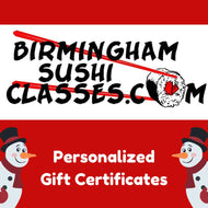 Sushi Gift Certificates